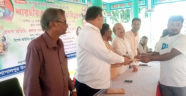 ৪৯টি পূজা মন্ডপে অপরাজিতা হক এর আর্থিক অ
